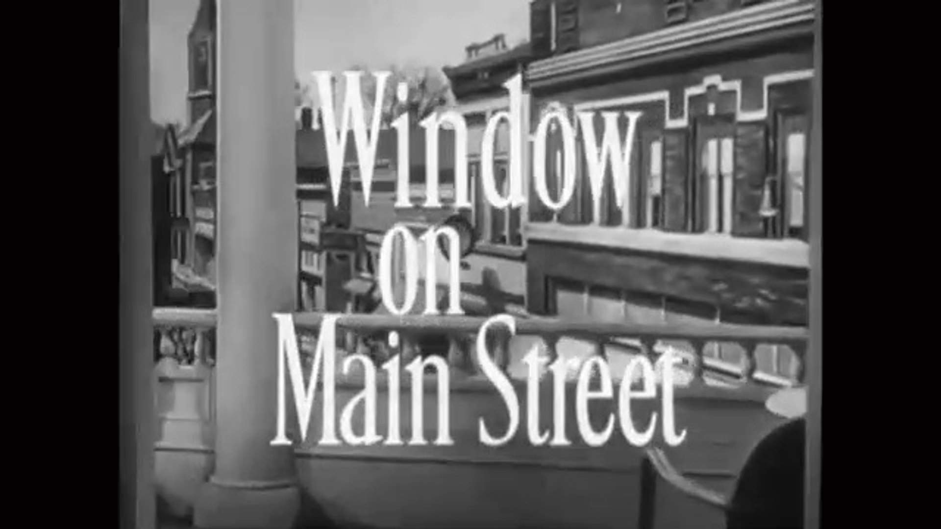 Window on Main Street - Christmas Memory