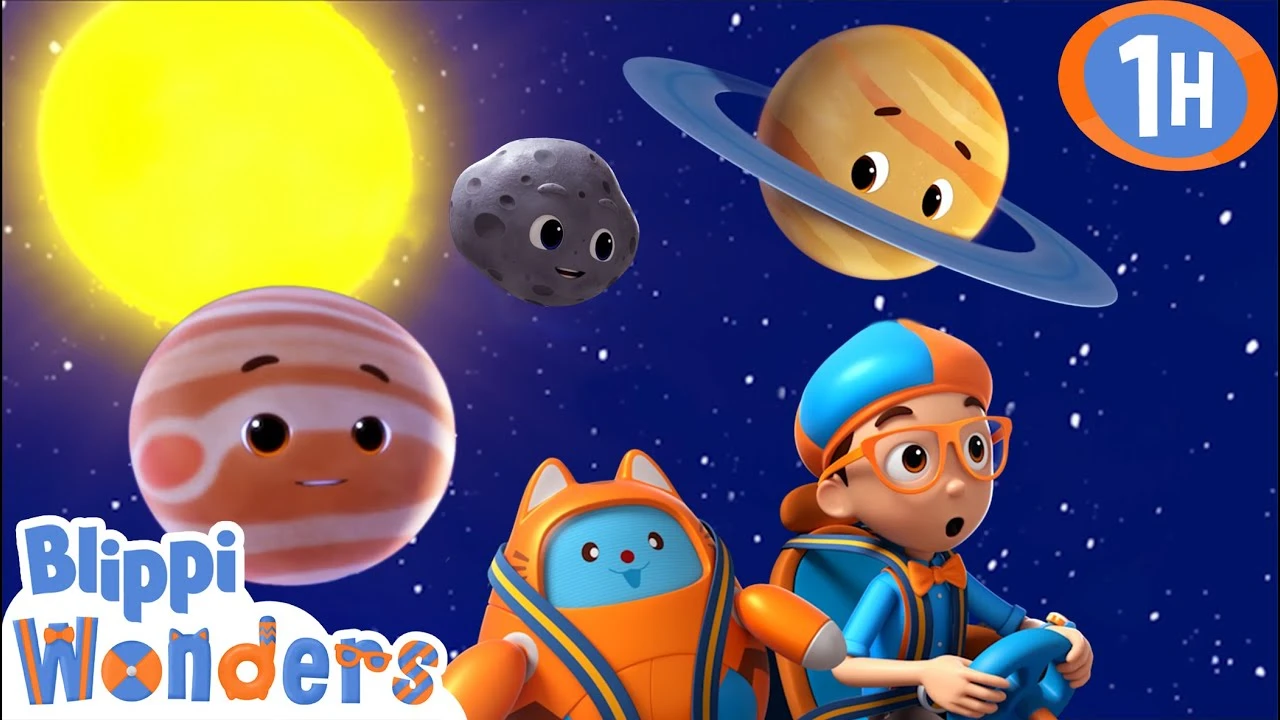 Blippi Meets TALKING PLANETS!
