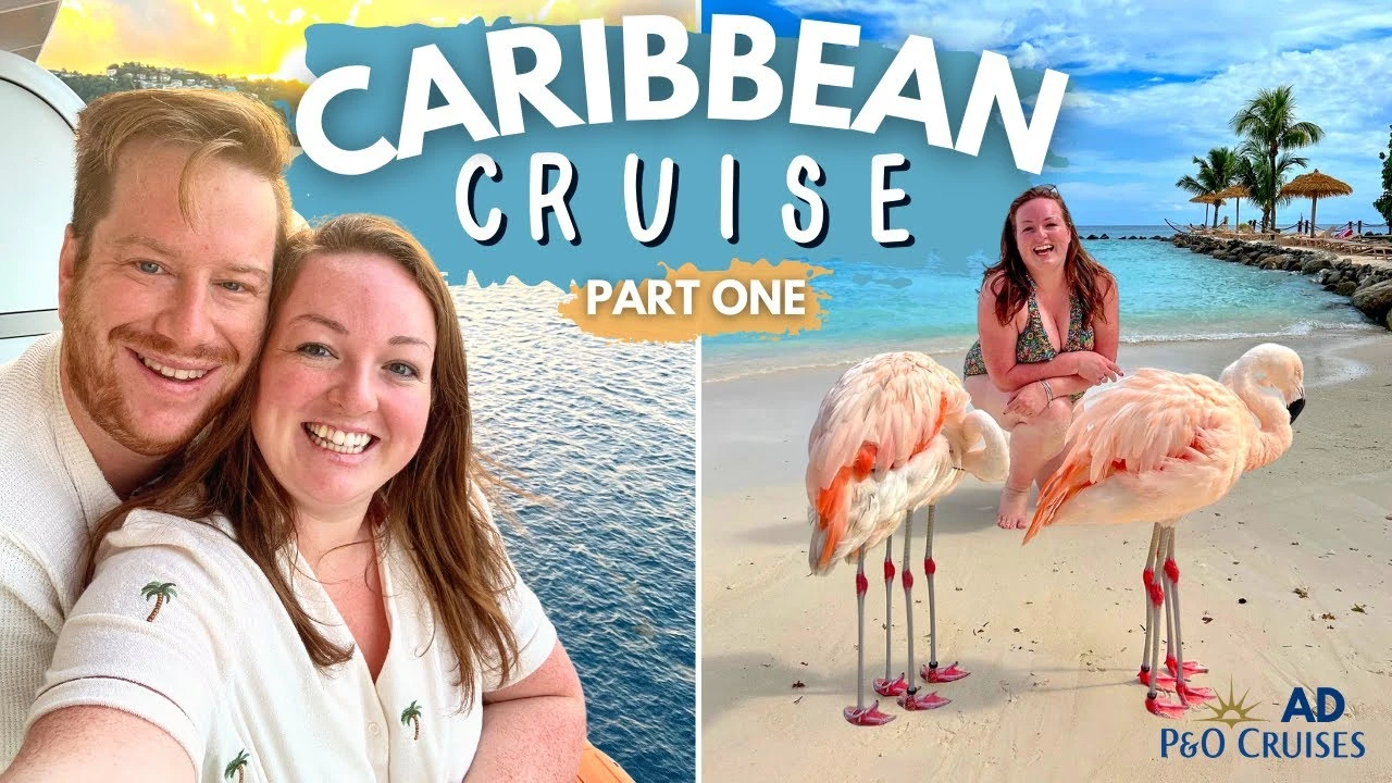 CARIBBEAN CRUISE! 🦩🌴 PART ONE • Aruba Flamingos, Barbados Turtles & Britannia Tour