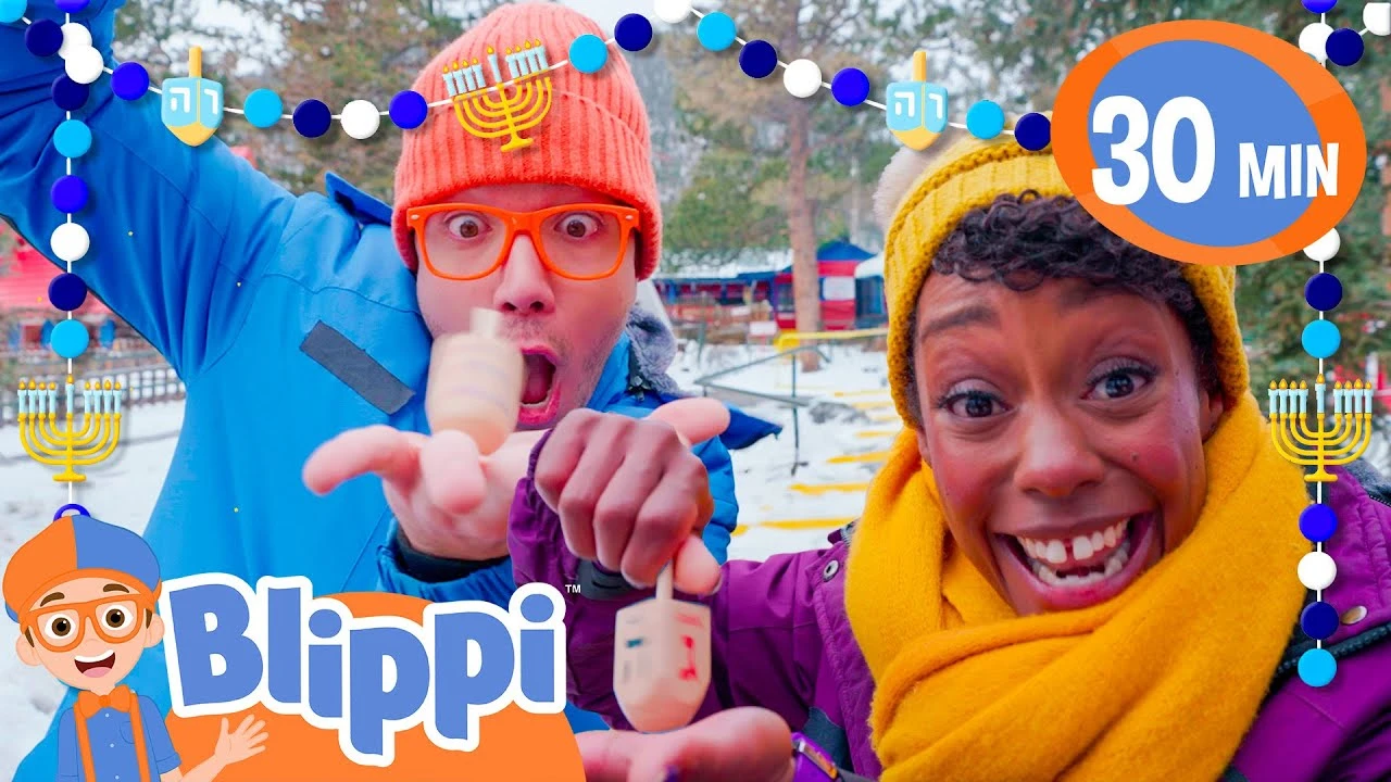Dreidel, Dreidel,Dreidel🕎 | Blippi Songs 🎶| Educational Songs For Kids