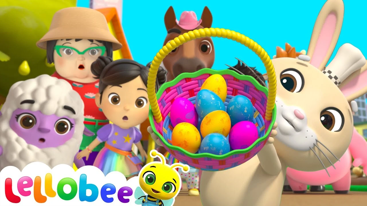 Easter Fun with Bunny Bun Buns! Confetti Egg Hunt Surprise!