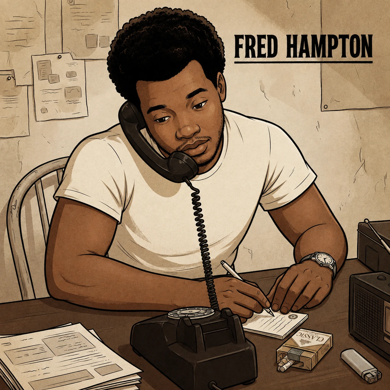 Fred Hampton murdered in his sleep