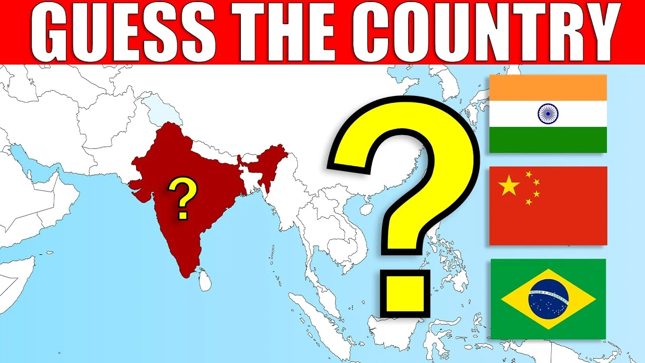 Guess The Country on The Map