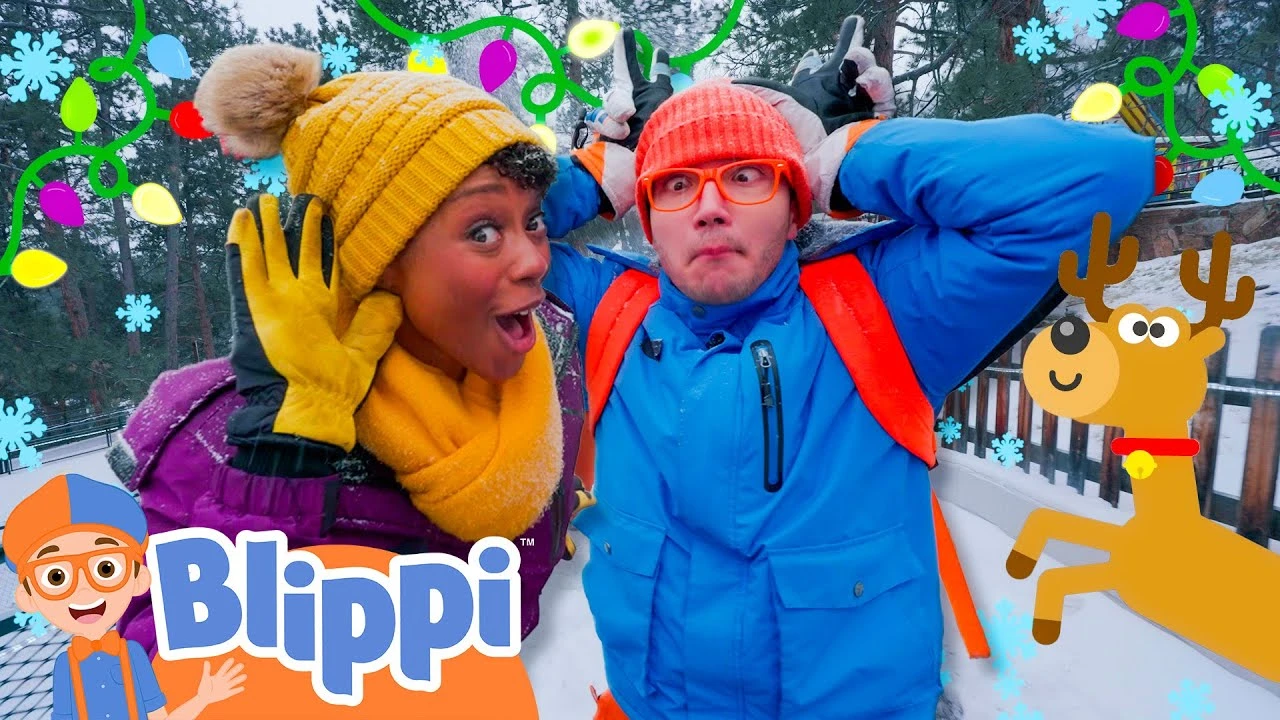 Jingle Bells🔔 | Blippi Songs 🎶| Educational Songs For Kids