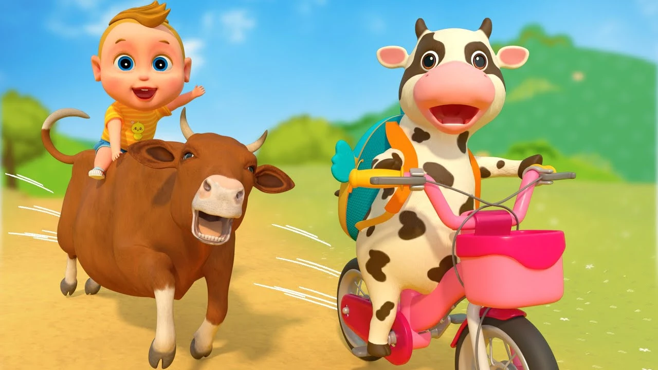 The Names Of Animals: Cow, Elephant, Lion, Tiger, Crocodile