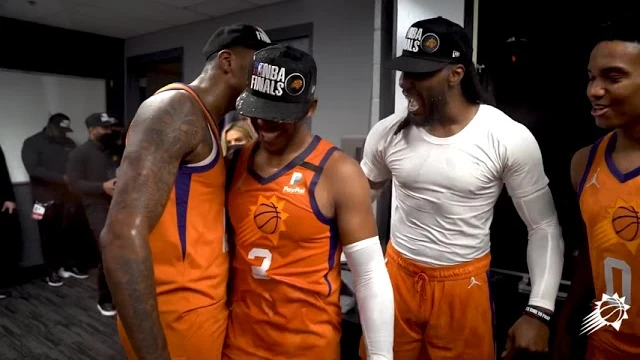 WESTERN CONFERENCE FINALS CHAMPS! Suns Locker Room Celebration