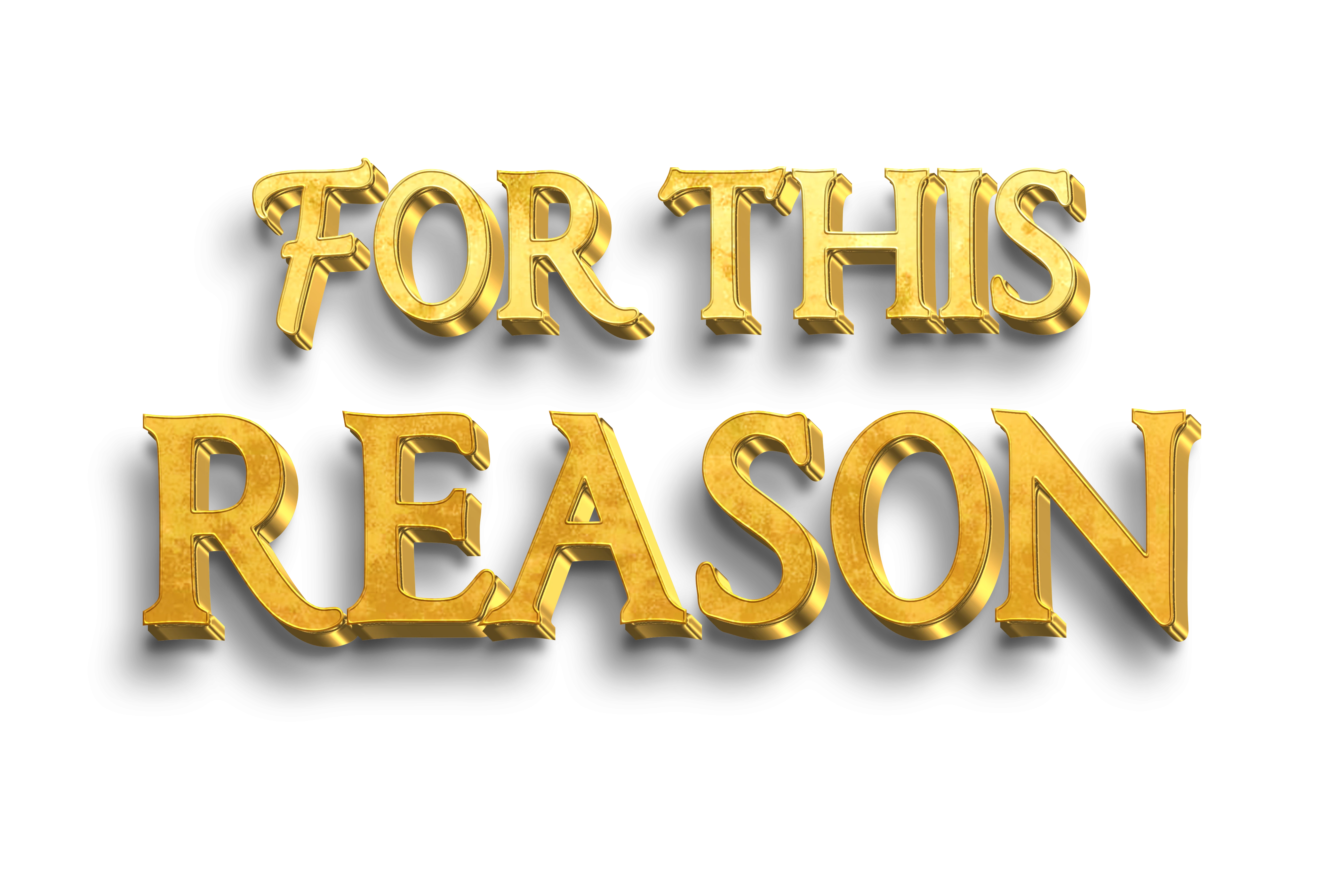 For This Reason